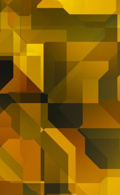 Renkli ve canlı geometrik şekiller katmanları var. Bir teknoloji planının dijital illüstrasyonu. Gelecekçi tasarım şablonu.