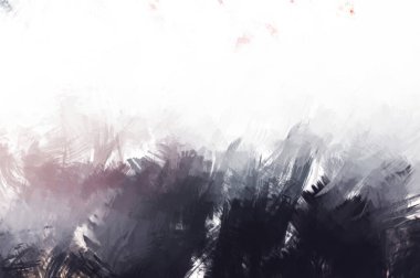 Canlı fırça darbeleriyle boyanmış. Renkli desenli resim. Fırçalanmış duvar kağıdını boya.