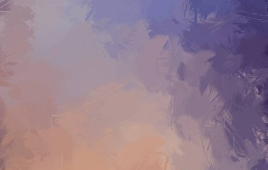 Vahşi fırça darbeleri. Taranmış Boyalı Soyut Arkaplan. Fırça darbesi ile boyanmış. Boya darbeleri. 2B Görüntü.