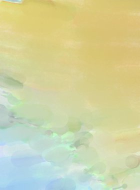 Modern fırça darbeleri. Pastel renklerde suluboya resim. Poster, duvar sanatı, afiş, kart, kitap kapağı veya ambalaj için sakinleştirici kompozisyonun yumuşak renkli çizimi. 