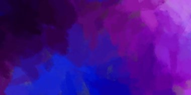 Yaratıcı bir geçmiş. Canlı fırça darbeleriyle boyanmış. Renkli desenli resim. Fırçalanmış duvar kağıdını boya.