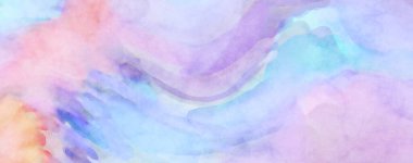 2D çizim. Sanatsal arkaplan resmi. Tablo üzerinde soyut resim. Çağdaş sanat. El yapımı resim. Renkli doku. Modern sanat eserleri. Yüzeyde suluboya fırça darbeleriyle boyama.