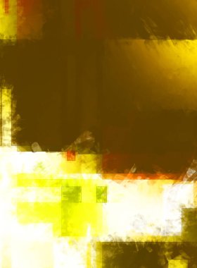 Modern sanat. Renkli çağdaş sanat eserleri. Renkli boya darbeleri. Soyut arkaplanda fırça darbeleri. Fırça boyası. Eşsiz duvar sanatı.