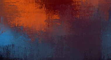 Çapraz vahşi fırça darbeleriyle arka plan. Renkli ve canlı bir tasvir. Boyalı sanat. Yaratıcı soyut resim.