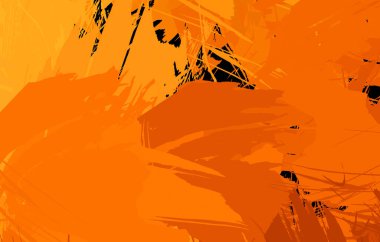 Sanatsal soyut arkaplan. Doku boyalı duvar kağıdı. Boya darbeleriyle yaratıcı bir illüstrasyon. Fırça desenli resim.