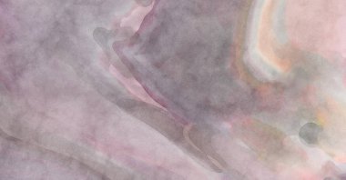 Pastel renklerde suluboya resim. Poster, duvar sanatı, afiş, kart, kitap kapağı ya da ambalaj için rahatlatıcı kompozisyonun yumuşak renkli çizimi. Modern fırça darbeleri resim.