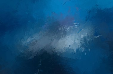 Canlı fırça darbeleriyle boyanmış. Renkli desenli resim. Fırçalanmış duvar kağıdını boya.