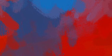 Yaratıcı soyut resim. Artistik fırça darbeleriyle donatılmış. Renkli ve canlı bir illüstrasyon. boyalı sanat.