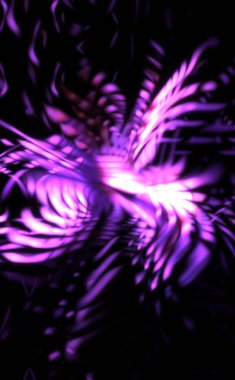 Işık parçacık izleri. Parlayan parçacıkları ve çizgileri olan ışık patlaması yıldızı. Güzel hareketli soyut ışın arkaplanı.