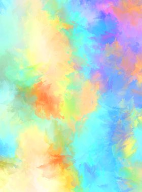 Sanatsal canlılık ve renkli duvar kağıdı. Taranmış Soyut Arkaplan. Fırça darbeli resim. 