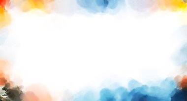 Yüzeyde suluboya vuruşlar. Sanatsal arkaplan resmi. Tablo üzerinde soyut resim. Fırça darbeleri. Çağdaş sanat. El işçiliğinin renkli dokusu. Modern resim.