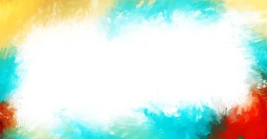 Modern sanat. Taranmış Boyalı Soyut Arkaplan. Fırça darbesi ile boyanmış. Boya darbeleri. 2B Görüntü