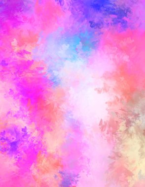 Sanatsal canlılık ve renkli duvar kağıdı. Taranmış Soyut Arkaplan. Fırça darbeli resim. 