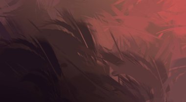 Kaotik resim. Taranmış Boyalı Soyut Arkaplan. Fırça darbesi ile boyanmış. Sanatsal canlılık ve renkli duvar kağıdı.