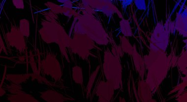 Sanatsal soyut arkaplan. Doku boyalı duvar kağıdı. Boya darbeleriyle yaratıcı bir illüstrasyon. Fırça desenli resim.