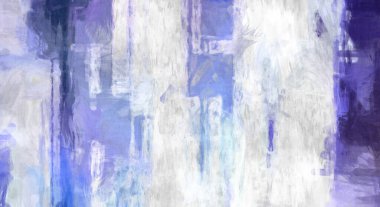 Soyut arkaplanda pürüzlü fırça darbeleri. Fırça boyası. Renkli boya darbeleri. Eşsiz duvar sanatı. Tuvaldeki modern sanat. Renkli çağdaş sanat eserleri. 