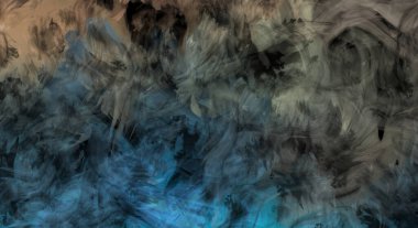 Modern sanat. Taranmış Boyalı Soyut Arkaplan. Fırça darbesi ile boyanmış. Boya darbeleri. 2B Görüntü