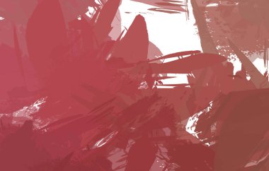 Sanatsal soyut arkaplan. Doku boyalı duvar kağıdı. Boya darbeleriyle yaratıcı bir illüstrasyon. Fırça desenli resim.