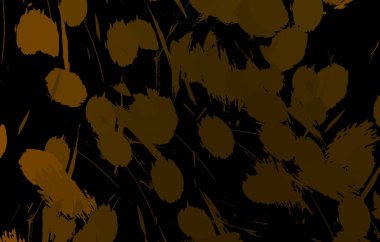 Vahşi fırça darbeleriyle yaratıcı soyut resim. Artistik fırça darbeleriyle donatılmış. Renkli ve canlı bir tasvir. Boyalı sanat.