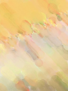 Yumuşak suluboya duvar kağıdı. Hafifçe fırçalanmış renkleri olan sanatsal bir resim. Pastel renkler arkaplana dokunmuş. Soyut duvar sanatı..