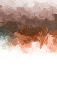 Modern sanat. Taranmış Boyalı Soyut Arkaplan. Fırça darbesi ile boyanmış. Boya darbeleri. 2B Görüntü.