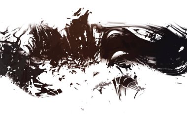 resmedilmiş sanat eseri. fırçalanmış canlı duvar kağıdı. Eşsiz ve yaratıcı illüstrasyon. Renkli fırça darbelerinin soyut arkaplanı. 