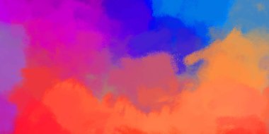 resmedilmiş sanat eseri. fırçalanmış canlı duvar kağıdı. Eşsiz ve yaratıcı illüstrasyon. Renkli fırça darbelerinin soyut arkaplanı. 