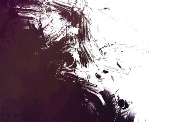 Duvar sanatı Eşsiz ve yaratıcı illüstrasyon. Fırça darbesi ile boyanmış. Renkli fırça darbelerinin soyut arkaplanı. Fırçalanmış canlı duvar kâğıdı. Boyalı sanatsal yaratım.