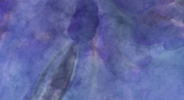 Alkol mürekkebini andıran rahatlatıcı fırça darbelerinin modern resmi. Poster, duvar sanatı, afiş, kart, kitap kapağı veya ambalaj için pastel renkli suluboya resim.