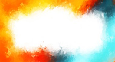 Modern sanat. Taranmış Boyalı Soyut Arkaplan. Fırça darbesi ile boyanmış. Boya darbeleri. 2B Görüntü