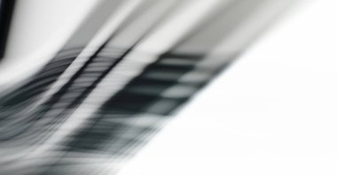 Soyut, enerjik bir arkaplan. Renkli, dalgalı duvar kâğıdı. Grafik çizimi. Üst üste gelen yumuşak dalgalı çizgiler.