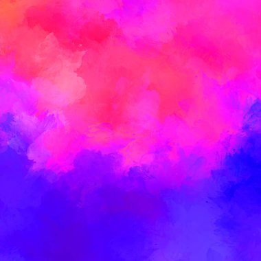 Duvar sanatı Eşsiz ve yaratıcı illüstrasyon. Fırça darbesi ile boyanmış. Renkli fırça darbelerinin soyut arkaplanı. Fırçalanmış canlı duvar kâğıdı. Boyalı sanatsal yaratım.