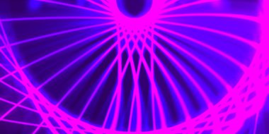 Işık dalgalarının neon renkli soyut tasarımı. Dijital arka plan ve neon ışığı parlama efekti. Parlak ışınlar duvar kağıdı.