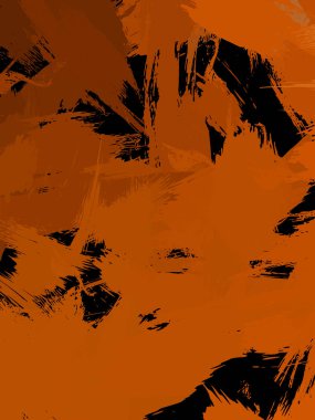 Duvar sanatı Eşsiz ve yaratıcı illüstrasyon. Fırça darbesi ile boyanmış. Renkli fırça darbelerinin soyut arkaplanı. Fırçalanmış canlı duvar kâğıdı. Boyalı sanatsal yaratım.