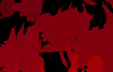 Sanatsal soyut arkaplan. Doku boyalı duvar kağıdı. Boya darbeleriyle yaratıcı bir illüstrasyon. Fırça desenli resim.