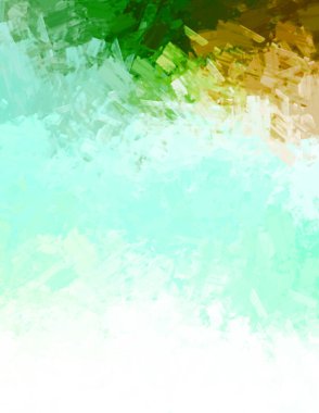 Sanatsal soyut arkaplan. Doku boyalı duvar kağıdı. Boya darbeleriyle yaratıcı bir illüstrasyon. Fırça desenli resim.