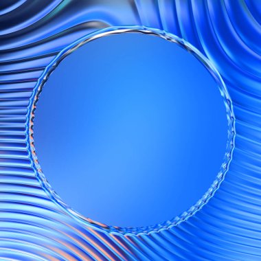 Soyut çerçeveli arkaplan. Renkli, canlı, dalgalı bir duvar kağıdı. Merkezi çerçeveli yaratıcı grafik 2d çizim. Dinamik şekilli modaya uygun sıvı örtüsü.