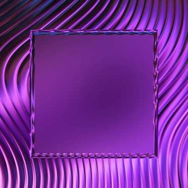 Soyut çerçeveli arkaplan. Renkli, canlı, dalgalı bir duvar kağıdı. Merkezi çerçeveli yaratıcı grafik 2d çizim. Dinamik şekilli modaya uygun sıvı örtüsü.