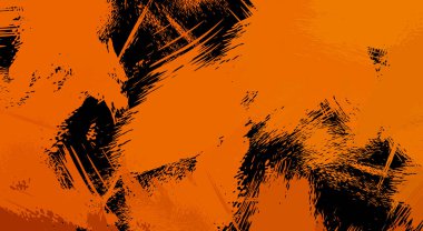 Sanatsal soyut arkaplan. Doku boyalı duvar kağıdı. Boya darbeleriyle yaratıcı bir illüstrasyon. Fırça desenli resim.