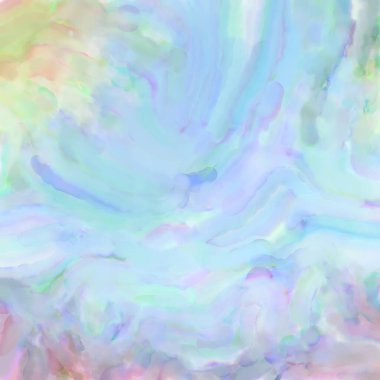 Çağdaş sanat. El işçiliğinin renkli dokusu. Modern resim. Yüzeyde suluboya vuruşlar. Sanatsal arkaplan resmi. Tablo üzerinde soyut resim. Fırça darbeleri.