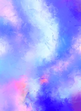 Boya darbeleri. 2D İllüstrasyon. Taranmış Boyalı Soyut Arkaplan. Fırça darbesi ile boyanmış. Modern sanat.