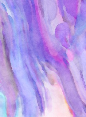 2D çizim. Sanatsal arkaplan resmi. Tablo üzerinde soyut resim. Çağdaş sanat. El yapımı resim. Renkli doku. Modern sanat eserleri. Yüzeyde suluboya fırça darbeleriyle boyama.