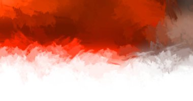 Renkli fırça darbelerinin 2D çizimi. Dekoratif desenli resim. canlı boya desenli arkaplan.