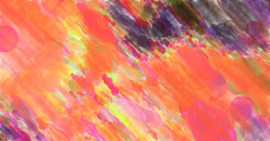 Çağdaş sanat. El yapımı resim. Modern sanat eserleri. Yüzeyde suluboya fırça darbeleriyle resim yapmak. 2D çizim. Sanatsal arkaplan resmi. Tablo üzerinde soyut resim. Renkli doku.