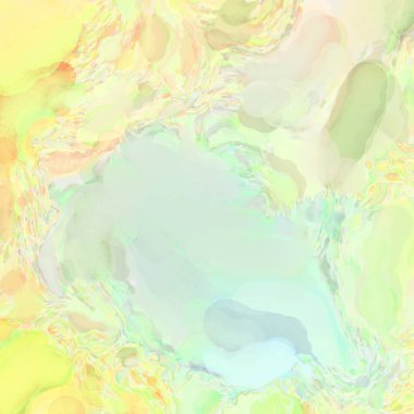 El yapımı sürreal soyut desenli suluboya. Modern sanatsal resim. 2D çizim. Arkaplan boyası karışımı. Yaratıcı duvar sanatı. Çağdaş sanat.