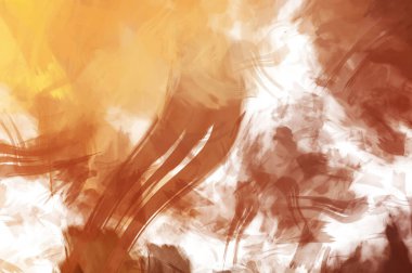 Sanatsal soyut arkaplan. Doku boyalı duvar kağıdı. Boya darbeleriyle yaratıcı bir illüstrasyon. Fırça desenli resim.