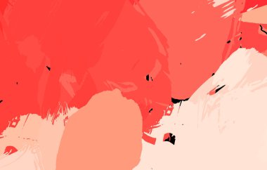 Sanatsal soyut arkaplan. Doku boyalı duvar kağıdı. Boya darbeleriyle yaratıcı bir illüstrasyon. Fırça desenli resim.