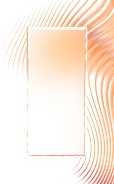 Soyut çerçeveli arkaplan. Renkli, canlı, dalgalı bir duvar kağıdı. Merkezi çerçeveli yaratıcı grafik 2d çizim. Dinamik şekilli modaya uygun sıvı örtüsü.