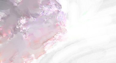 Pastel renklerde suluboya resim. Poster, duvar sanatı, afiş, kart, kitap kapağı ya da ambalaj için rahatlatıcı kompozisyonun yumuşak renkli çizimi. Modern fırça darbeleri resim.