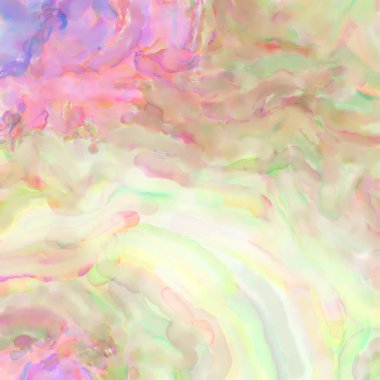 Soyut doku. Yüzeyde etkileyici el yapımı suluboya. Suluboya fırça darbeleri. Modern sanat. Çok renkli arkaplan. Çağdaş duvar sanatı. Renkli bir fon. 2d illüstrasyon.